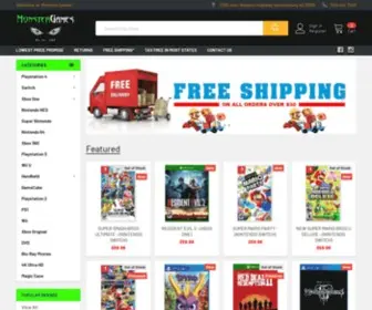Monstergamesunleashed.com(Low Prices) Screenshot