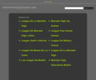 MonsterhighJuegos.net(MonsterhighJuegos) Screenshot