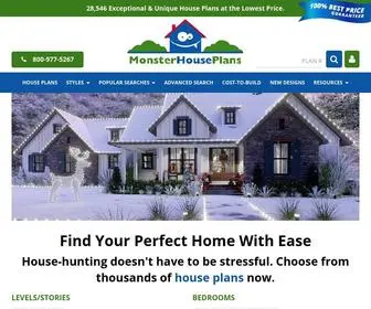 Monsterhouseplans.com(Find House Plans) Screenshot