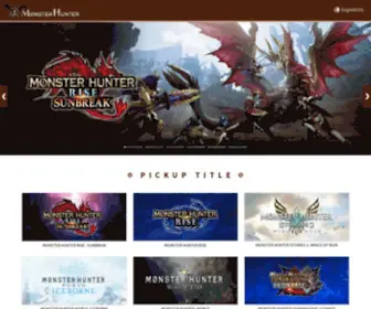 Monsterhunter.com(Hunter) Screenshot