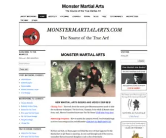 Monstermartialarts.com(Monstermartialarts) Screenshot
