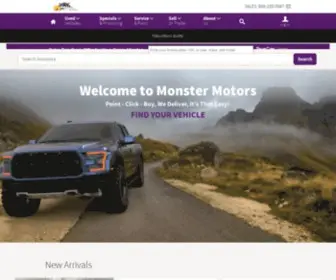 Monstermotors.com Screenshot