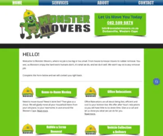 Monstermovers.co.za(Moving Service) Screenshot