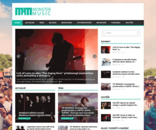 Monstermusic.cz(Ovšem) Screenshot
