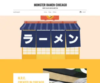 Monsterramenchicago.com(Chicago Ramen) Screenshot