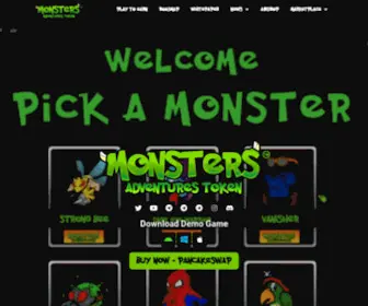 Monstersadventuresnft.io(Monstersadventuresnft) Screenshot