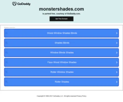 Monstershades.com(Monstershades) Screenshot