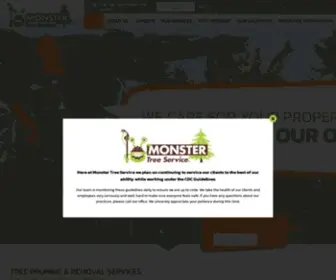 Monstertreeservice.com(Local Tree Care Service) Screenshot