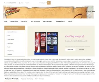 Monstervending.com(Refurbished Vending Machines and Parts) Screenshot