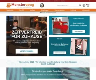 Monsterzeug.de(Schenken macht glÃŒcklich) Screenshot