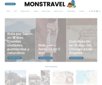 Monstravelblog.com(Blog de viajes) Screenshot