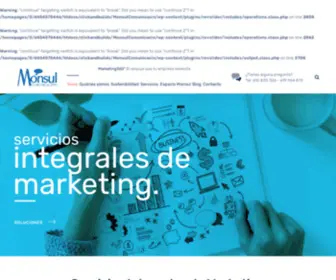 Monsulcomunicacion.es(Servicios Integrales de Marketing) Screenshot