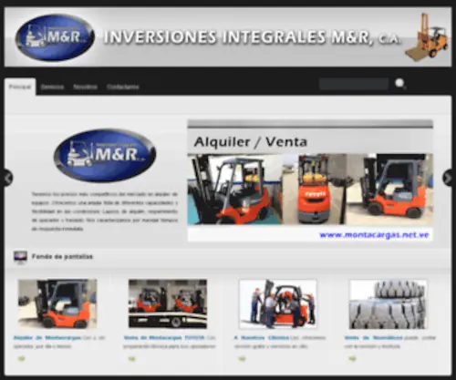 Montacargas.net.ve(Principal) Screenshot