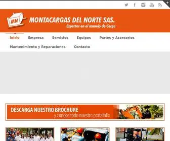 Montacargasdelnorte.com(Montacargas del Norte Ltda) Screenshot