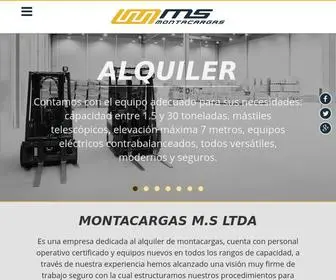 Montacargasms.com(Montacargas) Screenshot