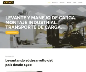 Montacargasodio.com(Manejo de Carga y Montaje Industrial) Screenshot