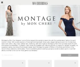 Montagebymoncheri.com(Mother of the Bride Dresses by Montage) Screenshot