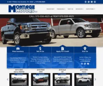 Montagemotors.com(Montage motors llc) Screenshot