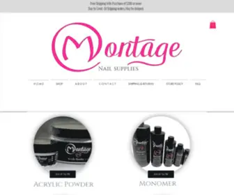 Montagenailsupply.com(H O M E) Screenshot