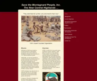 Montagnards.org(Save the Montagnard People) Screenshot