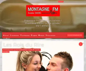Montagnefm.com(Radio Montagne FM) Screenshot