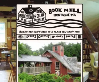 Montaguebookmill.com(The Montague Bookmill) Screenshot