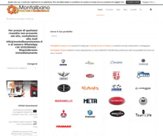 Montalbanominicar.it(Ricambi Minicar) Screenshot