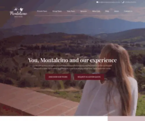 Montalcinowinetours.com(Montalcino Wine Tours) Screenshot