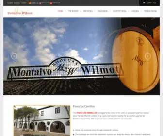 Montalvowilmot.com(Bienvenidos a Bodegas Montalvo Wilmot) Screenshot