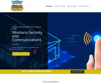 Montana-Security.com(Missoula, Montana Security Systems) Screenshot