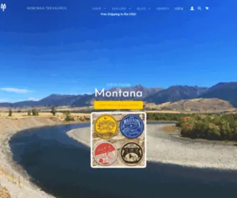 Montana-Treasures.com(Montana Treasures Fly Fishing Apparel and Cabin Decor) Screenshot