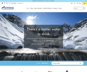 Montana-Water.com(Montana Mineral Water) Screenshot