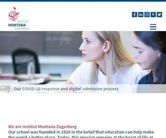 Montana-Zug.ch(Institut Montana) Screenshot