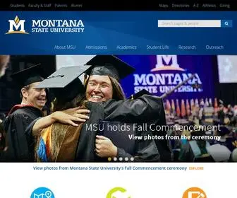 Montana.edu(Montana State) Screenshot