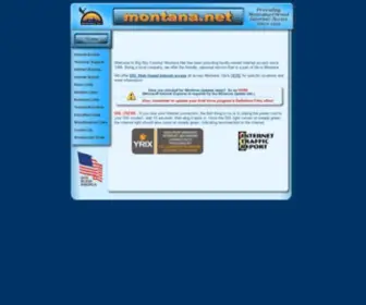 Montana.net(News Weather Business Tourism Links) Screenshot