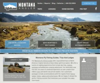 Montanaangler.com(Montana Fly Fishing Trips) Screenshot