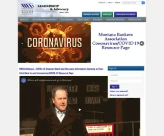 Montanabankers.com(Montana Bankers Association) Screenshot