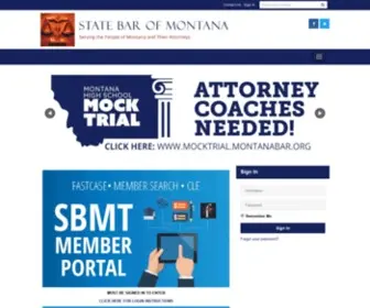 Montanabar.org(State Bar of Montana) Screenshot