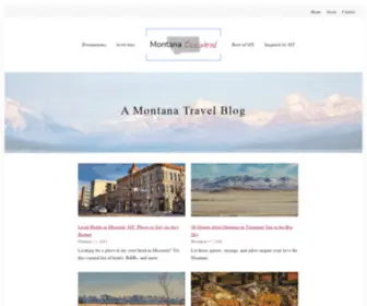 Montanadiscovered.com(A Montana Travel Blog) Screenshot