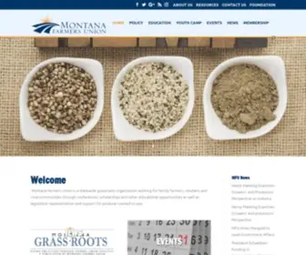 Montanafarmersunion.com(Montana Farmers Union) Screenshot