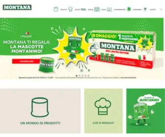 Montanafood.it(Montana, 100% carne italiana. Ricette, prodotti, news, sostenibilità) Screenshot