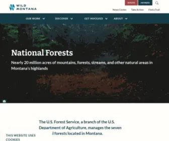 Montanaforests.org(Wild Montana) Screenshot