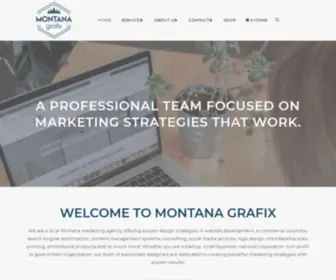 Montanagrafix.com(Montana Grafix) Screenshot