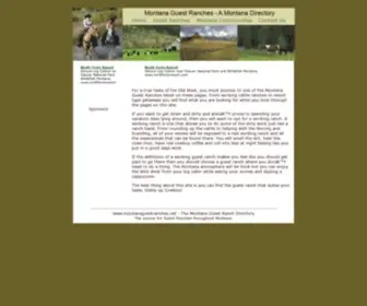 Montanaguestranches.net(Montana Guest Ranches) Screenshot