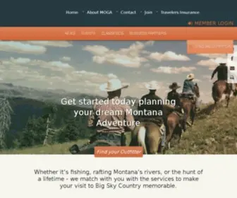 Montanaoutfitters.org(Montana Outfitters and Guides Association) Screenshot