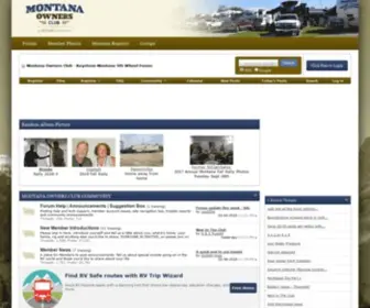 Montanaowners.com(The Montana Owners Club) Screenshot