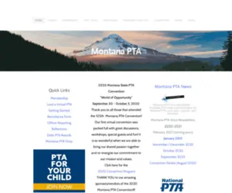 Montanapta.org(Montana PTA) Screenshot