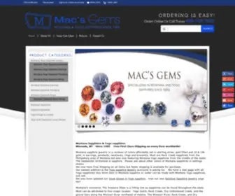 Montanasapphires.com(Montana Sapphire Jewelry) Screenshot