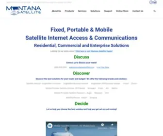 Montanasatellite.com(Satellite Internet and Communications) Screenshot