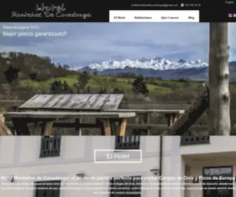 Montanasdecovadonga.es(Hotel Montañas de Covadonga) Screenshot